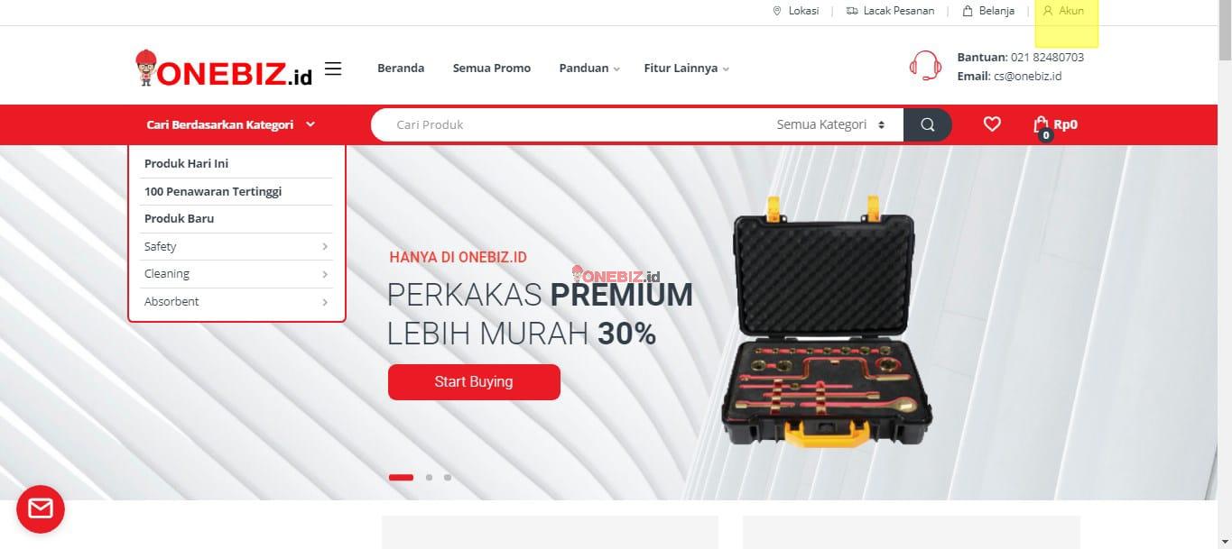 Cara Registrasi di ONEBIZ.id