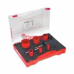 Distributor Kennedy KEN0502300K ELECTRICIANS HOLESAW KIT IN PLASTIC CASE, Jual Kennedy KEN0502300K ELECTRICIANS HOLESAW KIT IN PLASTIC CASE