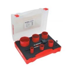 Distributor Kennedy KEN0502300K ELECTRICIANS HOLESAW KIT IN PLASTIC CASE, Jual Kennedy KEN0502300K ELECTRICIANS HOLESAW KIT IN PLASTIC CASE