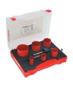 Distributor Kennedy KEN0502300K ELECTRICIANS HOLESAW KIT IN PLASTIC CASE, Jual Kennedy KEN0502300K ELECTRICIANS HOLESAW KIT IN PLASTIC CASE