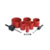 Distributor Kennedy KEN0502300K ELECTRICIANS HOLESAW KIT IN PLASTIC CASE, Jual Kennedy KEN0502300K ELECTRICIANS HOLESAW KIT IN PLASTIC CASE