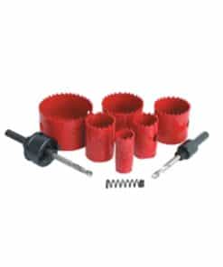 Distributor Kennedy KEN0502300K ELECTRICIANS HOLESAW KIT IN PLASTIC CASE, Jual Kennedy KEN0502300K ELECTRICIANS HOLESAW KIT IN PLASTIC CASE