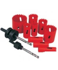 Distributor Kennedy KEN0502500K HOLESAW KIT IN PLASTIC TUBE 11-PCE, Jual Kennedy KEN0502500K HOLESAW KIT IN PLASTIC TUBE 11-PCE