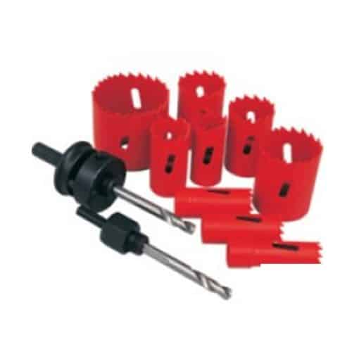 Distributor Kennedy KEN0502500K HOLESAW KIT IN PLASTIC TUBE 11-PCE, Jual Kennedy KEN0502500K HOLESAW KIT IN PLASTIC TUBE 11-PCE