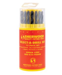 Distributor Sherwood SHR0259000K 19-PCE SELECT-A-DRILL SET 1.0-10.0X0.5MM, Jual Sherwood SHR0259000K 19-PCE SELECT-A-DRILL SET 1.0-10.0X0.5MM
