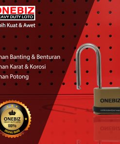 ONEBIZ Heavy Duty Loto OB 14-BDG0857C 4 Digit Combination Padlock 7D×57H