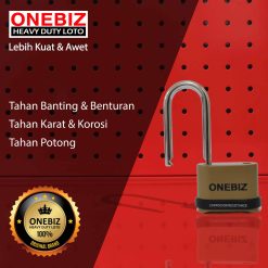 ONEBIZ Heavy Duty Loto OB 14-BDG0857C 4 Digit Combination Padlock 7D×57H