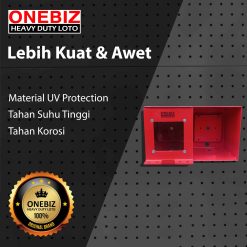 Jual ONEBIZ Heavy Duty LOTO Box Horizontal OB 14-OB01-H (Box Only)