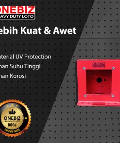 ONEBIZ Heavy Duty LOTO Box Single Battery OB 14-OB01-S Loto Box Safety Device Heavy Duty (Box Only)