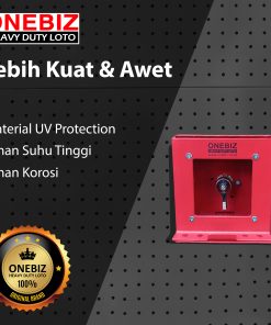 ONEBIZ Heavy Duty LOTO Box Single Battery OB 14-OB02-S Loto Box Safety Device Heavy Duty with Switch Battery Disconnect