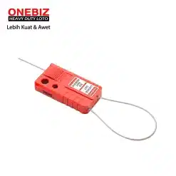 Heavy Duty LOTO OB 14-BDL42 Stainless Steel Cable Dia. 1.5mm, Length 0.5m ONEBIZ untuk mengunci sakelar panel