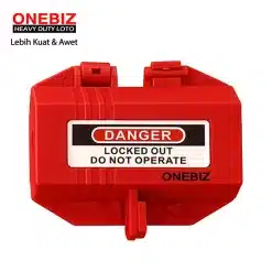 Heavy Duty Loto OB 14-BDD41 Electrical Plug Lockout ONEBIZ untuk Mengunci steker listrik berukuran standar (110V)