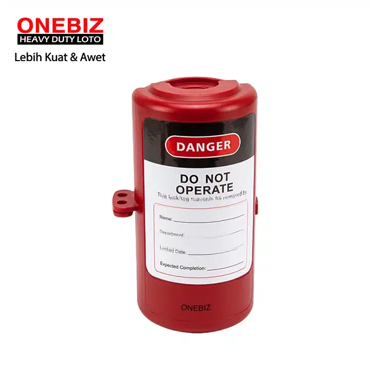 Heavy Duty Loto OB 14-BDD42A Electrical Plug Lockout Inner dia ONEBIZ untuk Mengunci steker listrik industri berukuran besar