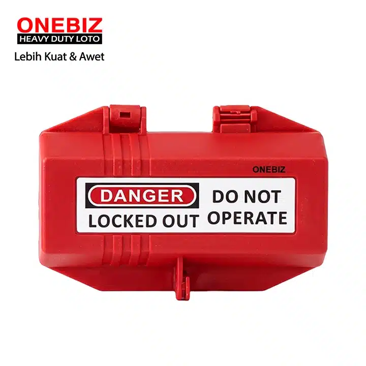 Heavy Duty Loto OB 14-BDD43 Electrical Plug Lockout ONEBIZ untuk Mengunci steker listrik industri berdaya sangat besar