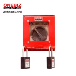 Heavy Duty Loto Box OB 14-OB04-SD Loto Box Single Device ONEBIZ untuk mengurung perangkat kontrol tunggal