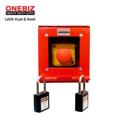 Heavy Duty Loto Box OB 14-OB05-SD Loto Box Single Device ONEBIZ untuk mengurung perangkat kontrol tunggal