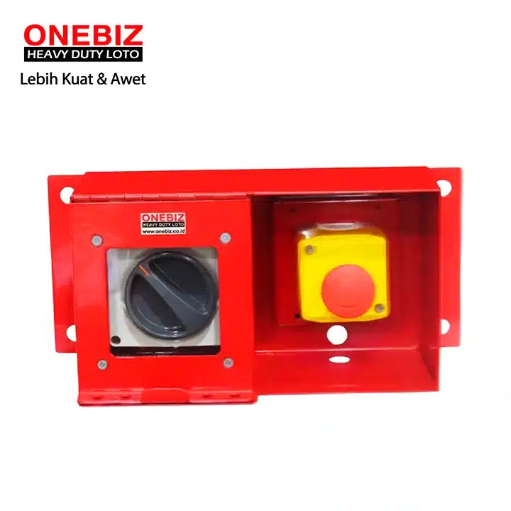 Heavy Duty Loto Box OB 14-OB06-H Horizontal Loto Box ONEBIZ untuk mengunci sumber energi