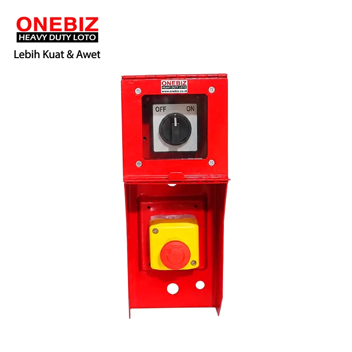 Heavy Duty Loto Box OB 14-OB06 Loto Box Vertical ONEBIZ untuk mengunci sumber energi