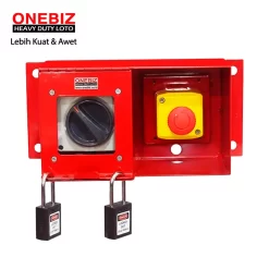 Heavy Duty Loto Box OB 14-OB07-H Horizontal Loto Box ONEBIZ untuk mengisolasi sumber energi