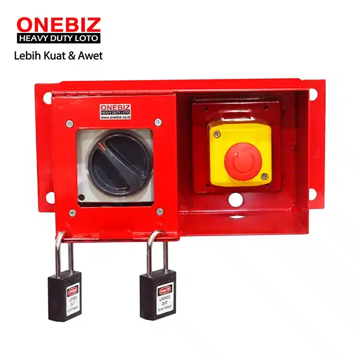 Heavy Duty Loto Box OB 14-OB07-H Horizontal Loto Box ONEBIZ untuk mengisolasi sumber energi