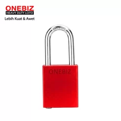 Heavy Duty Loto OB 14-BDA21DKD Red ONEBIZ untuk Mengunci device loto, mencegah mesin dioprasikan
