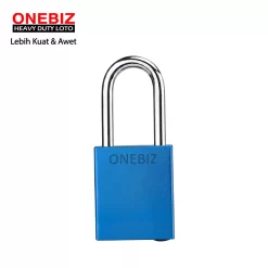Heavy Duty Loto OB 14-BDA23DKD Blue ONEBIZ untuk Mengunci device loto, mencegah mesin dioprasikan