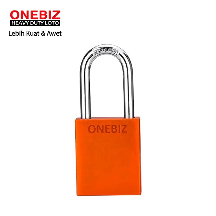 Heavy Duty Loto OB 14-BDA27DKD Orange ONEBIZ untuk Mengunci device loto, mencegah mesin dioprasikan
