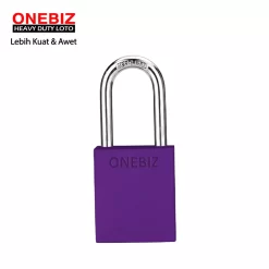 Heavy Duty Loto OB 14-BDA28DKD Purple ONEBIZ untuk Mengunci device loto, mencegah mesin dioprasikan