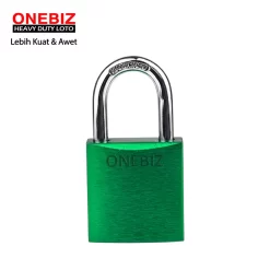 Heavy Duty Loto OB 14-BDA44DKD Green ONEBIZ untuk Mengunci device loto, mencegah mesin dioprasikan