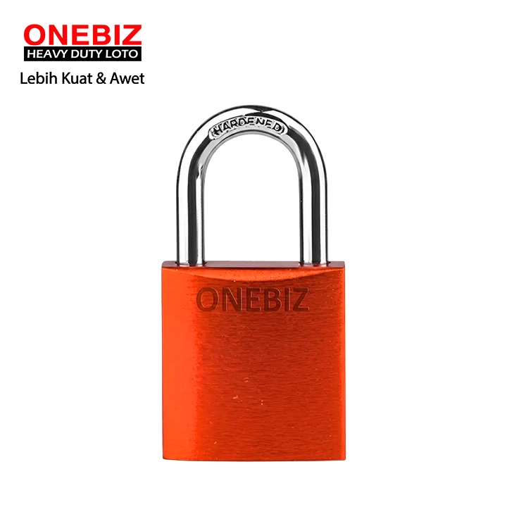 Heavy Duty Loto OB 14-BDA47DKD Orange ONEBIZ untuk Mengunci device loto, mencegah mesin dioprasikan