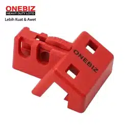 Heavy Duty Loto OB 14-BDD09 MCB Lockout double pole ONEBIZ untuk mengunci sakelar MCB double pole