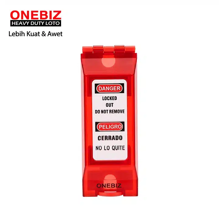 Heavy Duty Loto OB 14-BDD23 Universal Wall-type ONEBIZ untuk mengurung sakelar dinding
