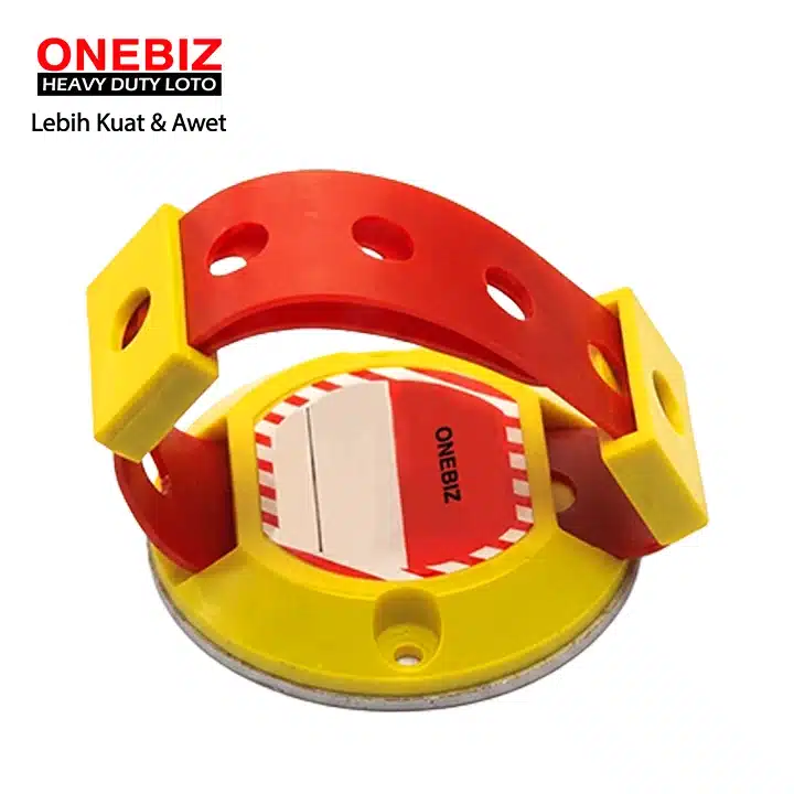 Heavy Duty Loto OB 14-BDD25 Power Handle Lockout ONEBIZ untuk mengunci sakelar panel