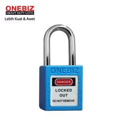 Heavy Duty Loto OB 14-BDG03UDKD Blue ONEBIZ untuk untuk Mengunci device loto, mencegah mesin dioprasikan