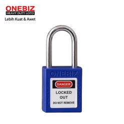 Heavy Duty Loto OB 14-BDG03UNDKD New Blue ONEBIZ untuk untuk Mengunci device loto, mencegah mesin dioprasikan