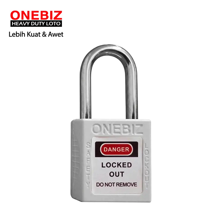 Heavy Duty Loto OB 14-BDG06UDKD White ONEBIZ untuk untuk Mengunci device loto, mencegah mesin dioprasikan