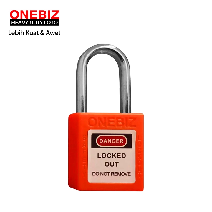 Heavy Duty Loto OB 14-BDG07UDKD Orange ONEBIZ untuk untuk Mengunci device loto, mencegah mesin dioprasikan