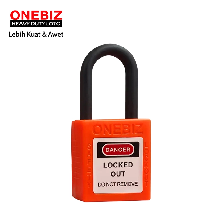 Heavy Duty Loto OB 14-BDG17UDKD Orange ONEBIZ untuk untuk Mengunci device loto, mencegah mesin dioprasikan