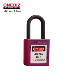 Heavy Duty Loto OB 14-BDG18UDKD Purple ONEBIZ untuk untuk Mengunci device loto, mencegah mesin dioprasikan