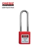Heavy Duty Loto OB 14-BDG21UDKD Long Steel Shackle Red ONEBIZ untuk untuk Mengunci device loto, mencegah mesin dioprasikan
