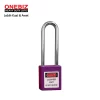Heavy Duty Loto OB 14-BDG28UDKD Long Steel Shackle Purple ONEBIZ untuk untuk Mengunci device loto, mencegah mesin dioprasikan