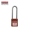 Heavy Duty Loto OB 14-BDG29UDKD Long Steel Shackle Brown ONEBIZ untuk untuk Mengunci device loto, mencegah mesin dioprasikan