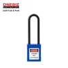 Heavy Duty Loto OB 14-BDG33UDKD Long Nylon Shackle Safety Padlock Blue ONEBIZ untuk Mengunci device loto, mencegah mesin dioprasikan