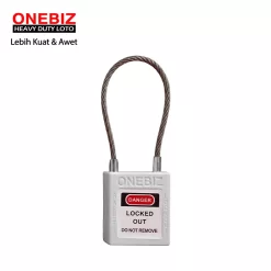 Heavy Duty Loto OB 14-BDG46UDKD Silver ONEBIZ untuk Mengunci device loto, mencegah mesin dioprasikan