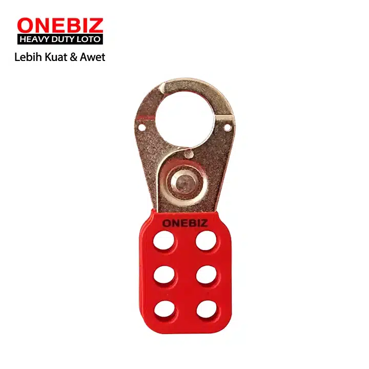 Heavy Duty Loto OB 14-BDK01 PA Coated Steel HASP ONEBIZ untuk mengunci sumber energi