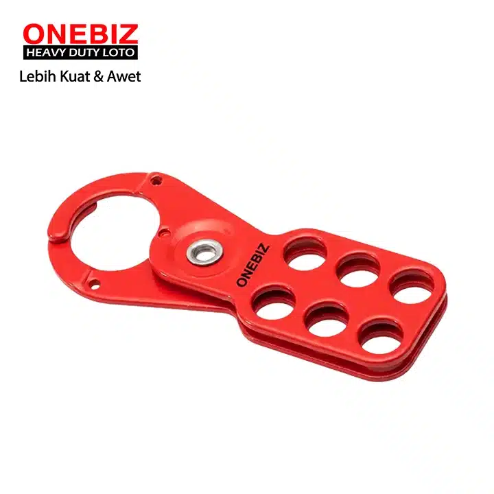 Heavy Duty Loto OB 14-BDK03 Economic Steel HASP Lock ONEBIZ untuk mencegah mesin dioperasikan