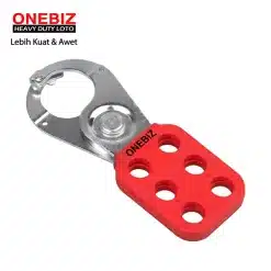 Heavy Duty Loto OB 14-BDK21 Steel Hasp With Hook ONEBIZ untuk mengunci sumber energi