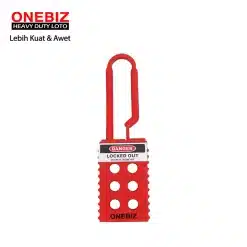 Heavy Duty Loto OB 14-BDK41 Nylon Lockout Hasp ONEBIZ untuk mengisolasi sumber energi