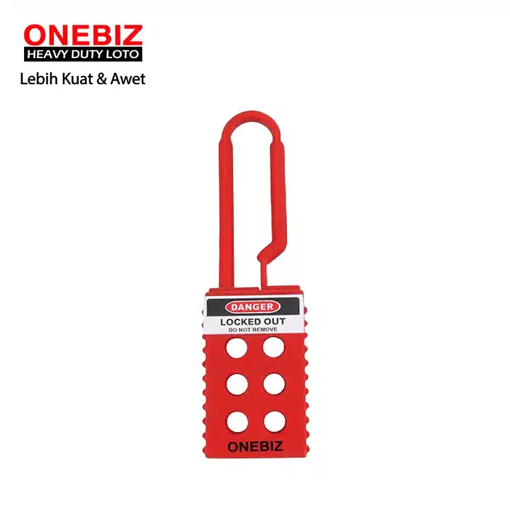 Heavy Duty Loto OB 14-BDK41 Nylon Lockout Hasp ONEBIZ untuk mengisolasi sumber energi