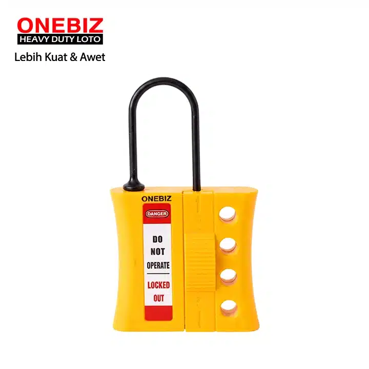 Heavy Duty Loto OB 14-BDK45 Nylon Lockout HASP ONEBIZ untuk mencegah mesin dioperasikan